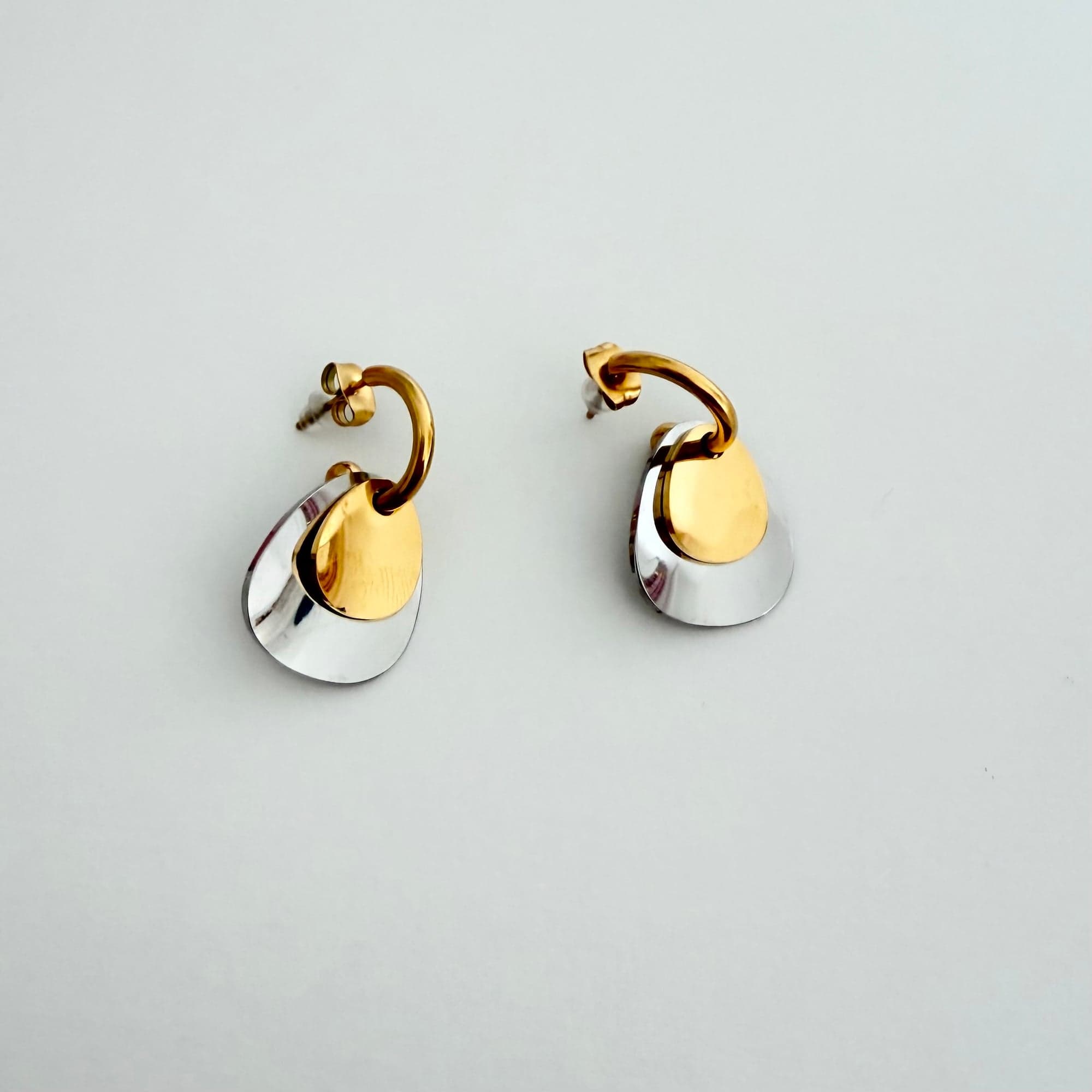 Zlatno-srebrne minđuše